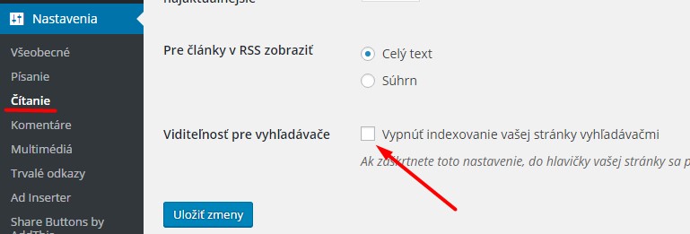 wordpress-indexacia